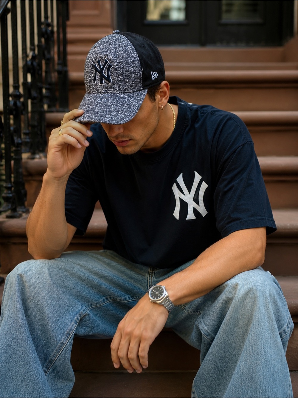New Era 39THIRTU New York Yankees M/L EUC